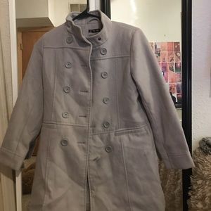 GEORGE Women’s Gray Buttoned Trench Coat Size XXS